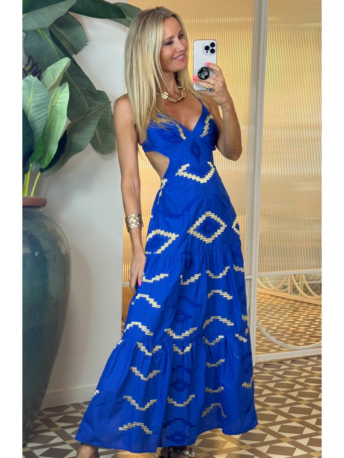 VESTIDO ANISSA  AZUL