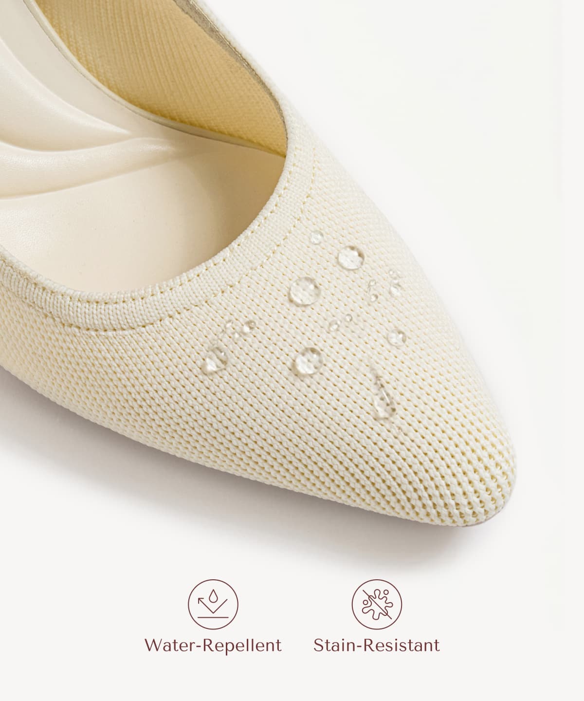 SerenTouch Pointed Toe Heeled Pump