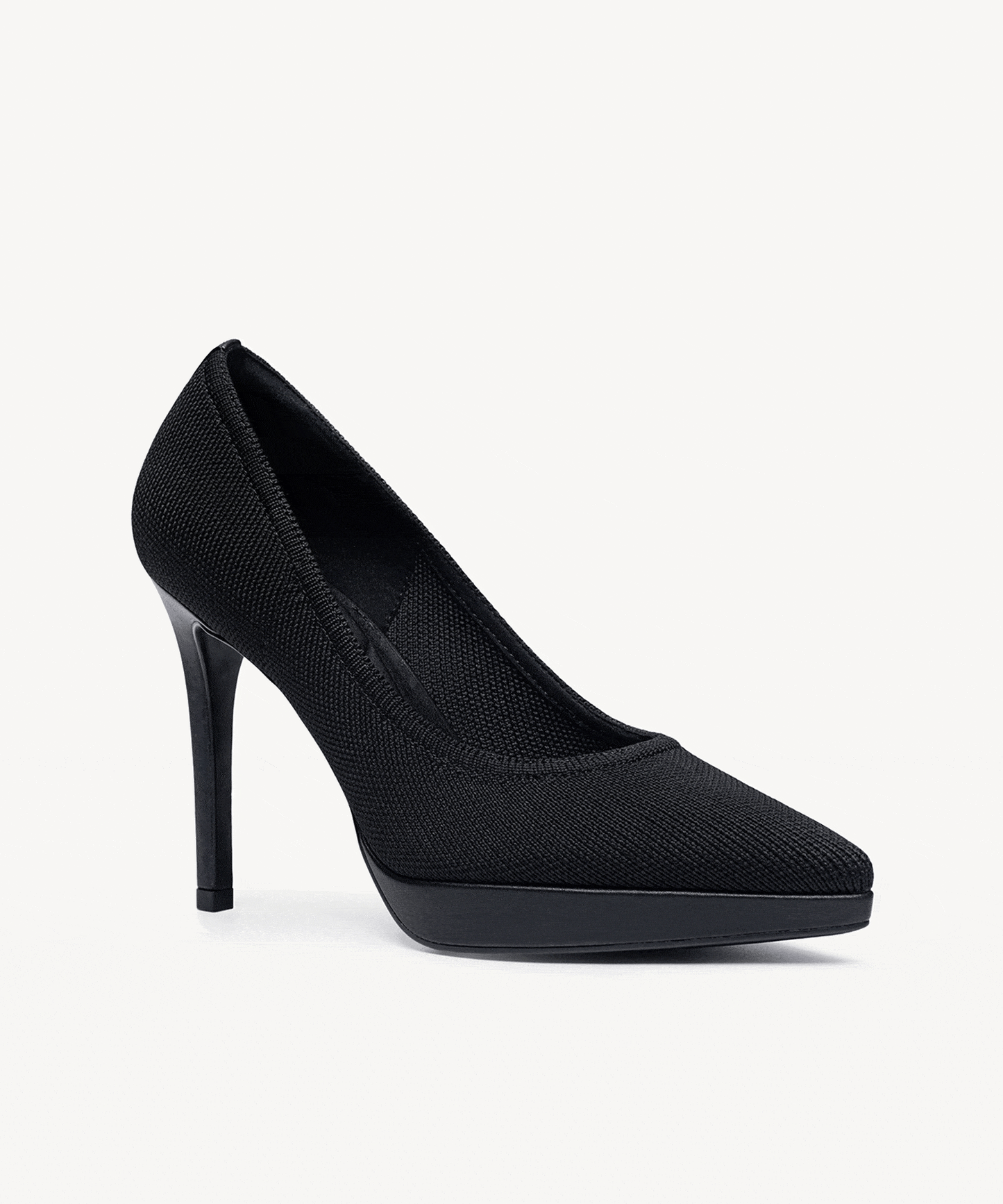 StyleFlex Pointed Toe Heeled Platform Pump