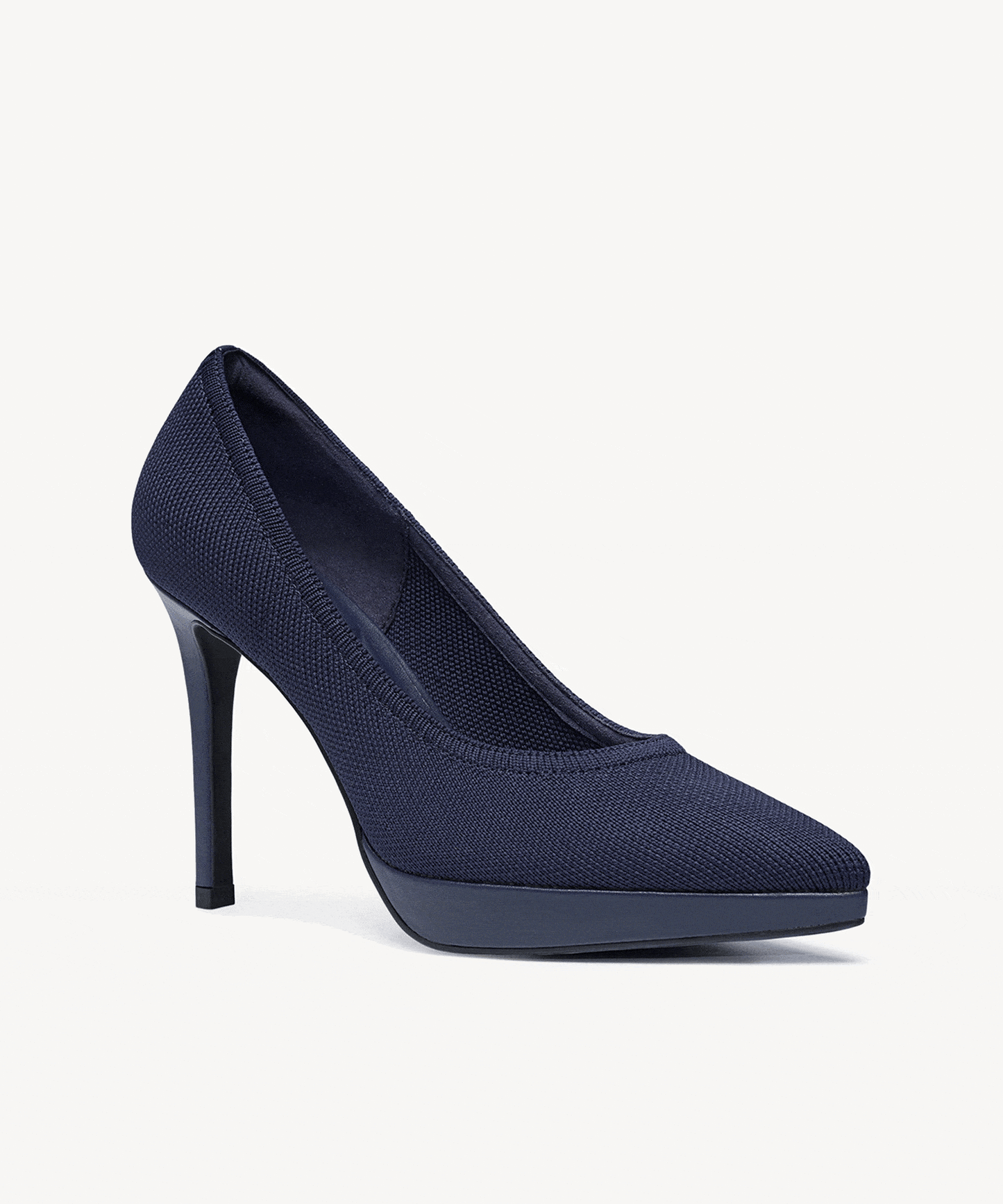 StyleFlex Pointed Toe Heeled Platform Pump