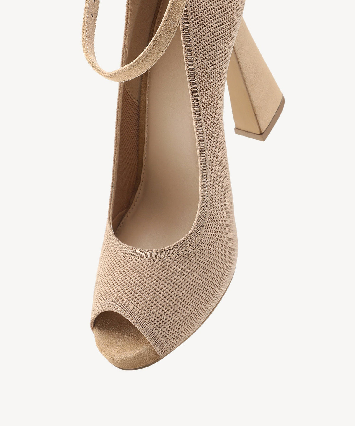 PowerWalk Peep-toe Heeled Pump