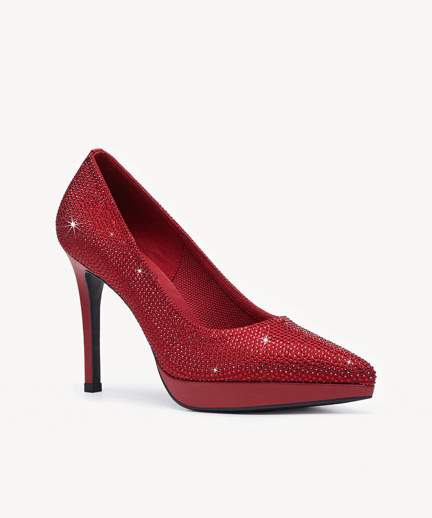 StyleFlex Pointed Toe Heeled Platform Pump