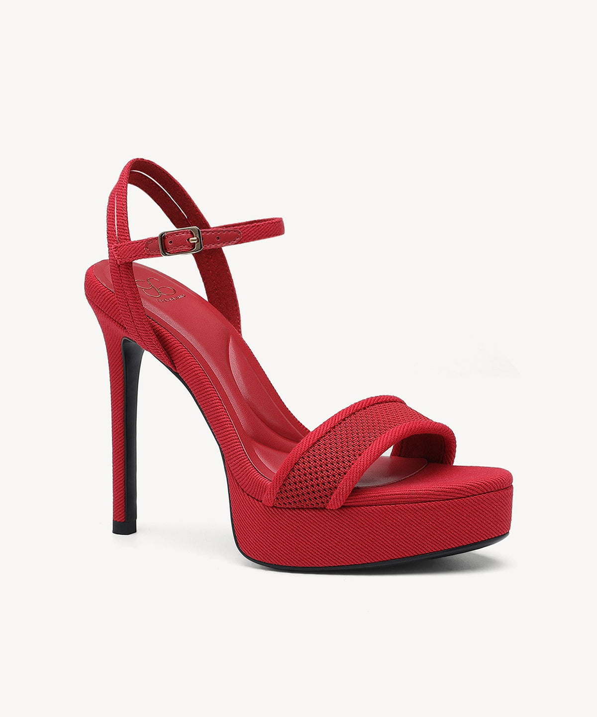 DenimLoft Strapped Platform Heeled Sandal