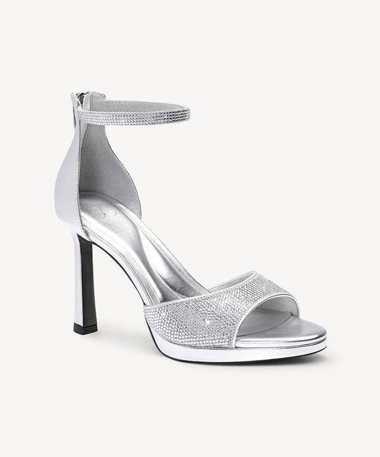 SleekRise Strapped Platform Heeled Sandal