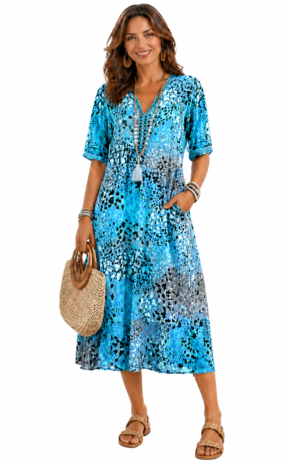 Vestido Duna – Elegancia natural que fluye