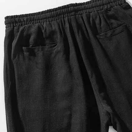 Pantalones de lino de corte holgado Nikolai