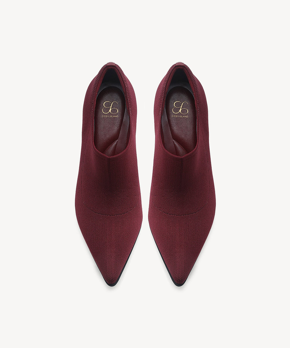 SoftBounce V-Knit Pointed Toe Stiletto Bootie
