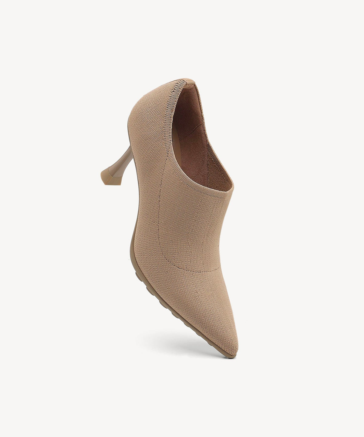 SoftBounce V-Knit Pointed Toe Stiletto Bootie