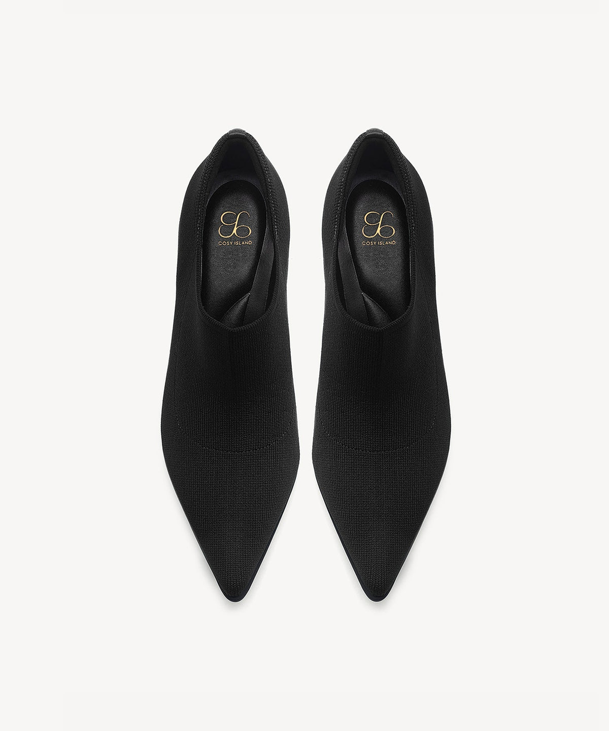 SoftBounce V-Knit Pointed Toe Stiletto Bootie