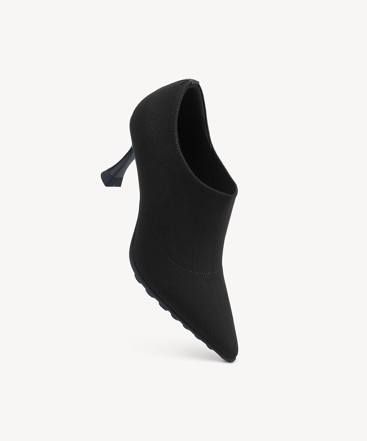 SoftBounce V-Knit Pointed Toe Stiletto Bootie