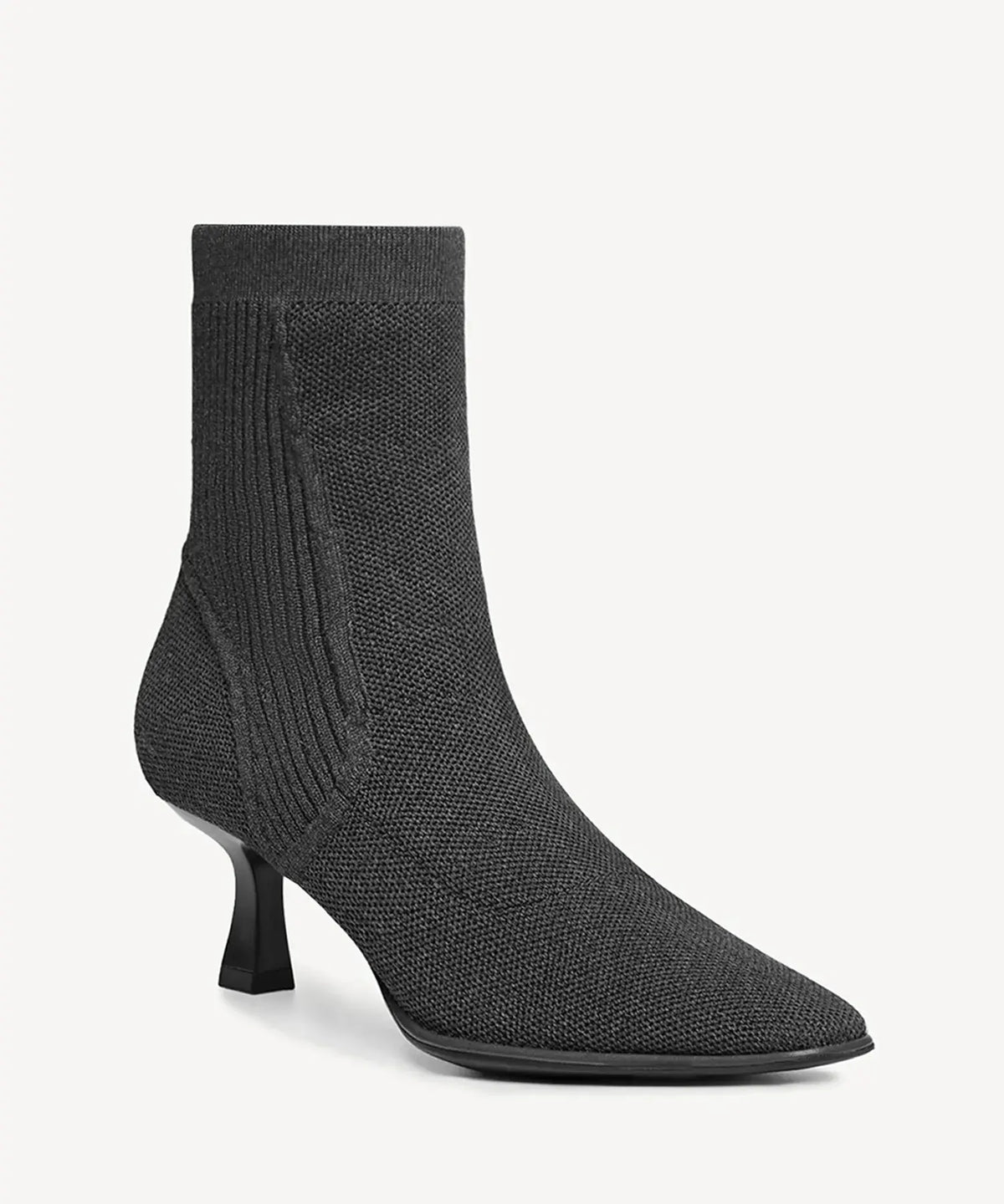 Elegliss Square Toe Sock Ankle Boot