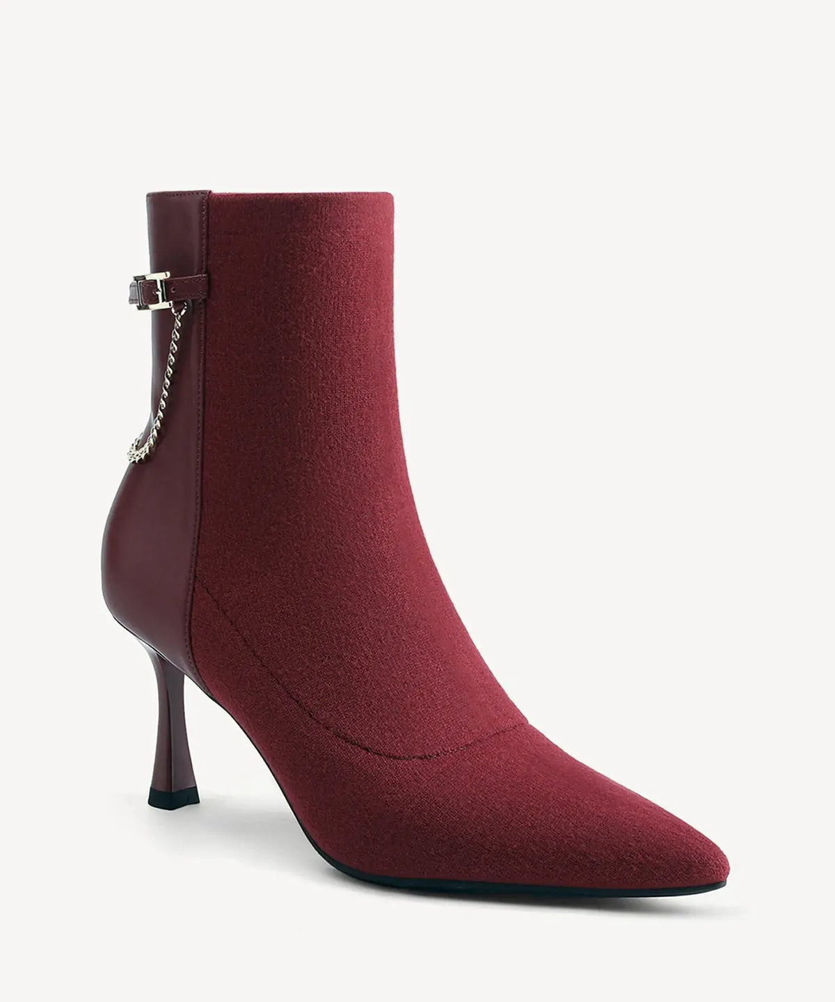 LuxeLink Pointed Toe Stiletto Ankle Boot