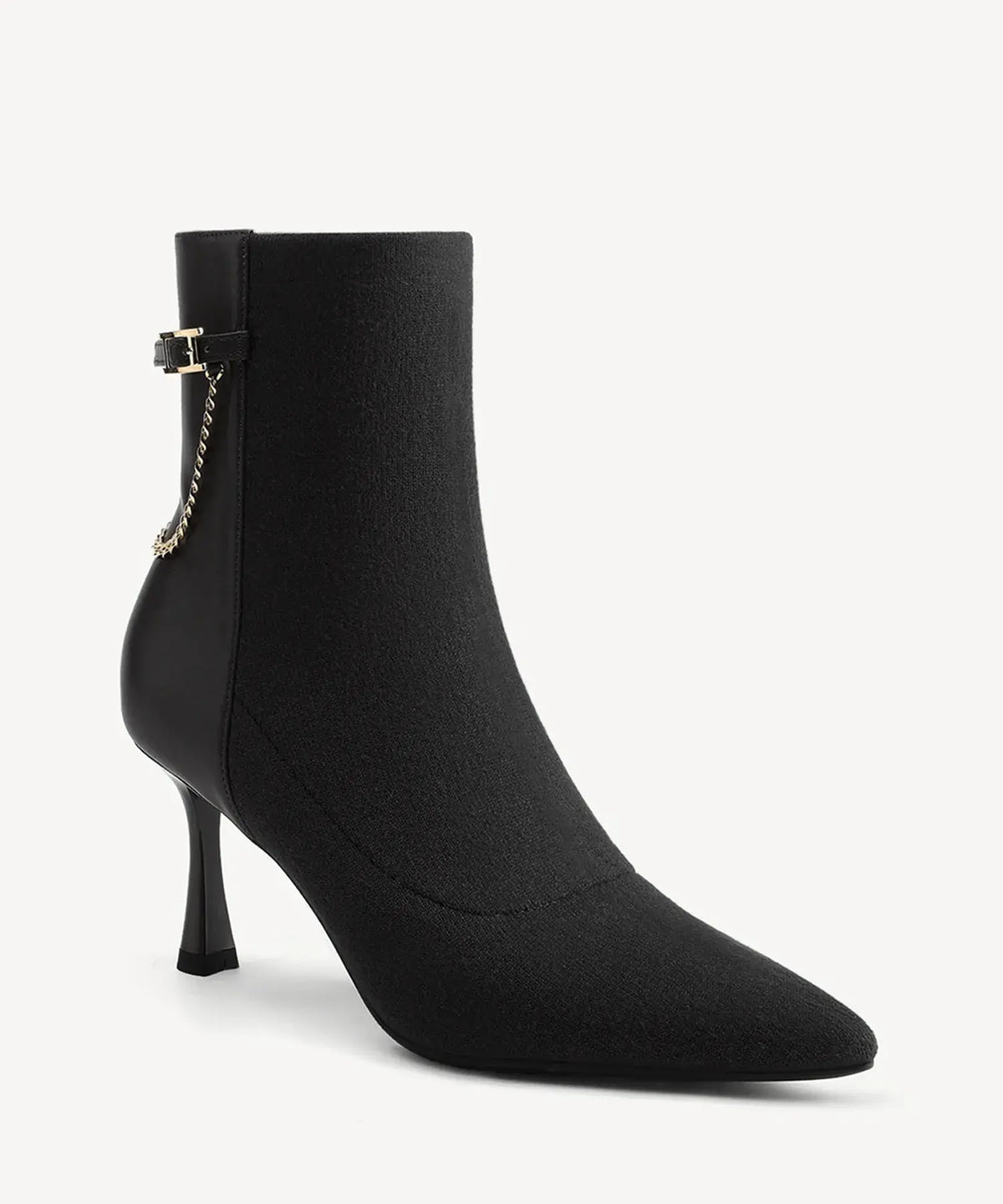 LuxeLink Pointed Toe Stiletto Ankle Boot