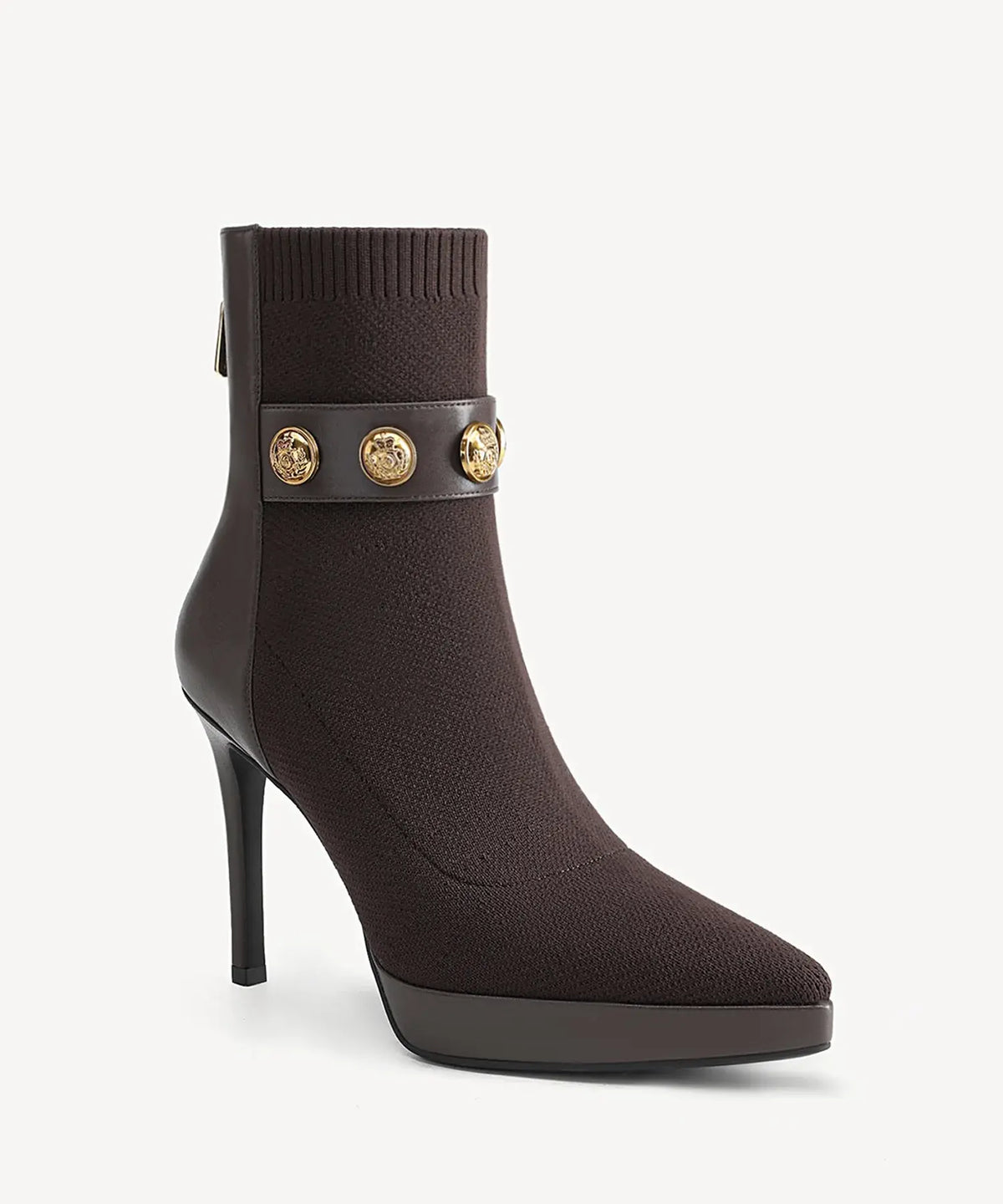 Regalia Charm Stiletto Platform Ankle Boot