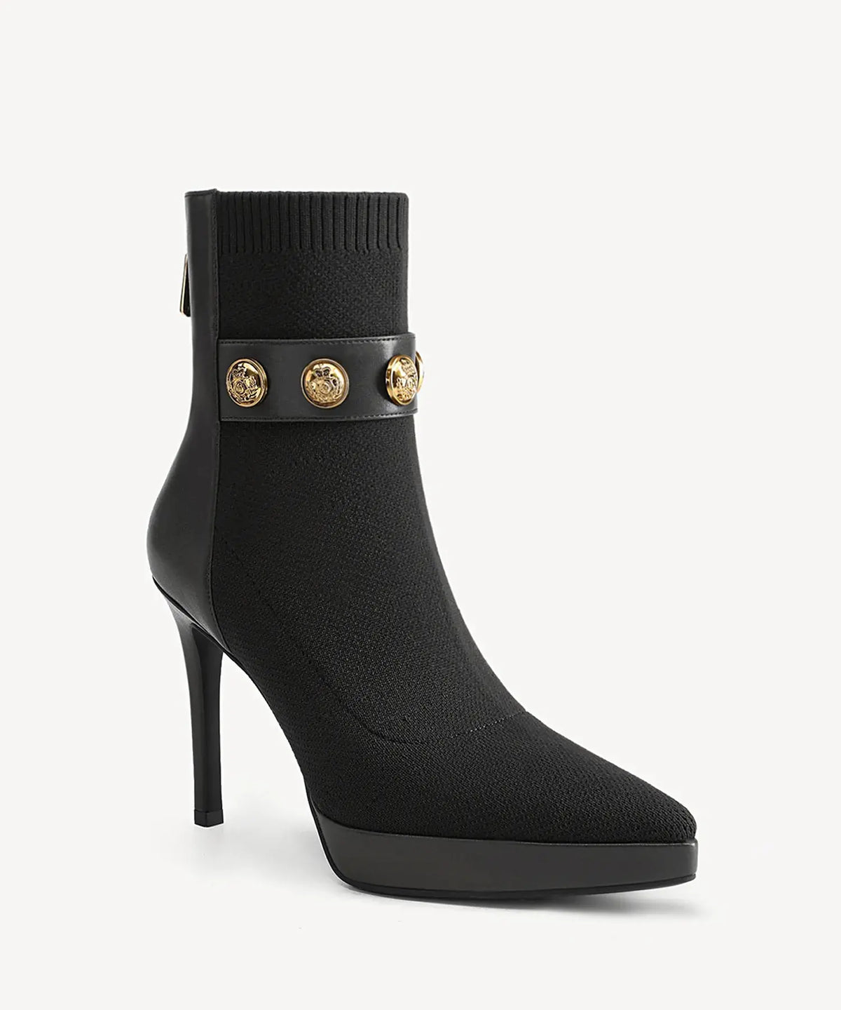 Regalia Charm Stiletto Platform Ankle Boot