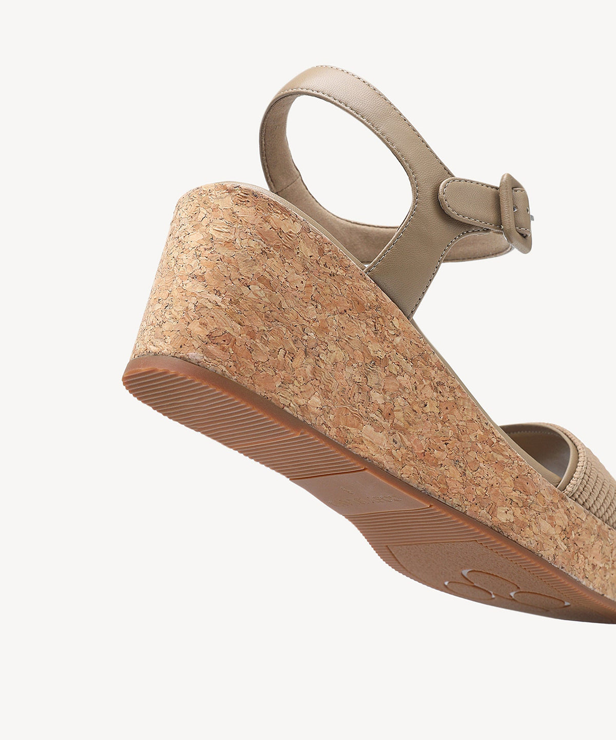 TerraLoft Square Toe Wedge Sandal