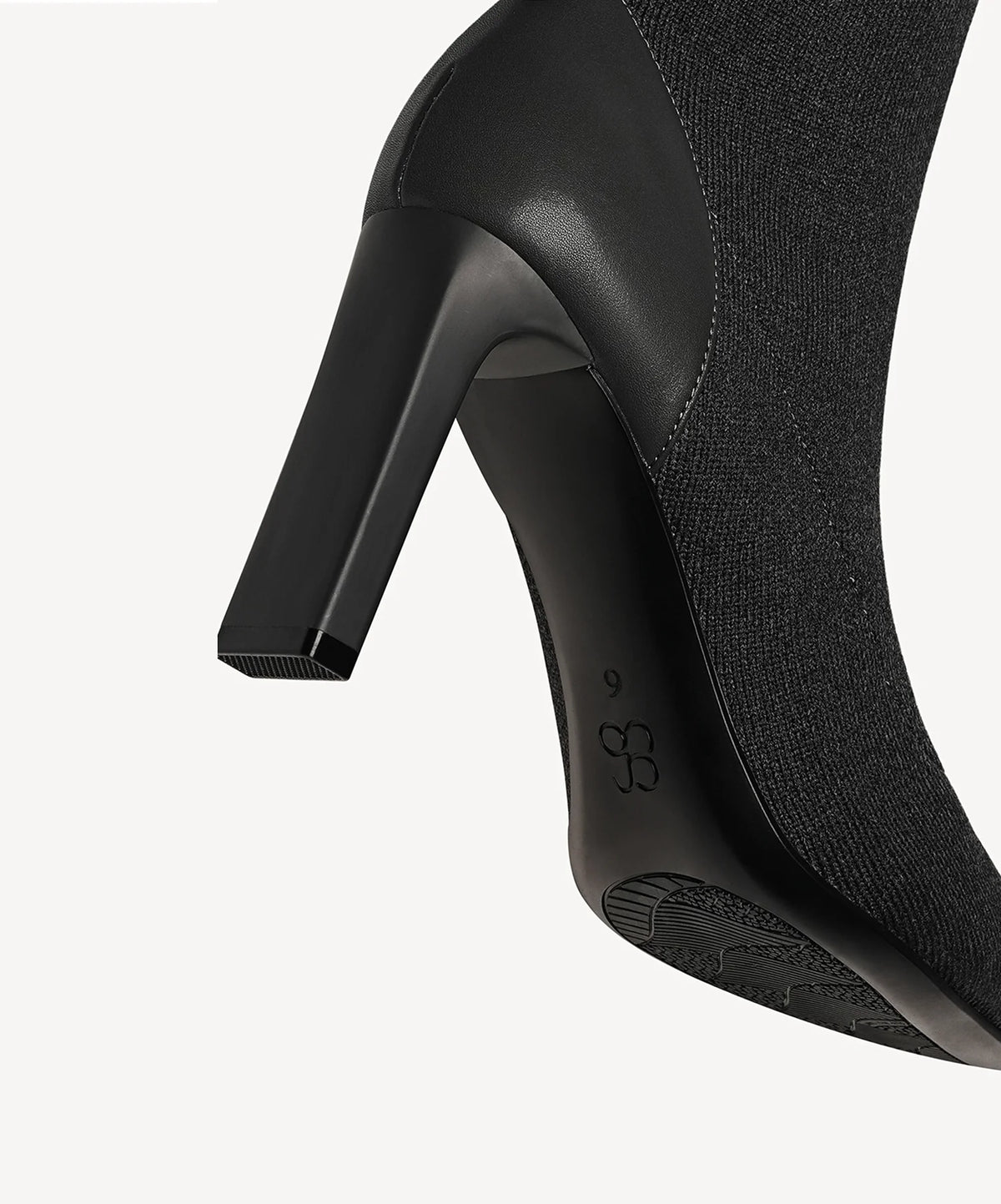 VersaStyle Pointed Toe Block Heel Over-the-Knee Boot