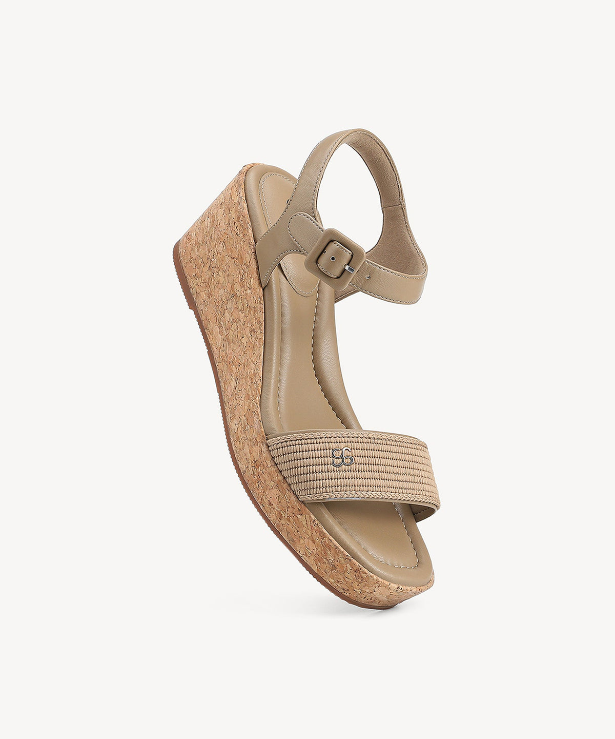 TerraLoft Square Toe Wedge Sandal