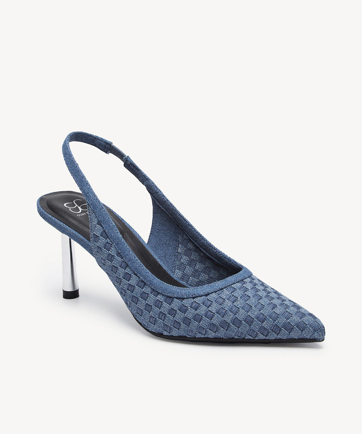GraceWeave Pointed Toe Stiletto Heeled Slingback