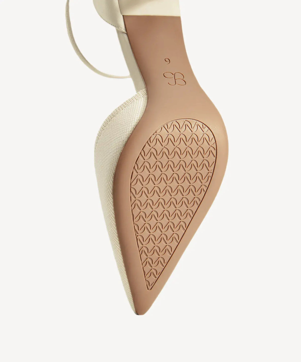 Bicolor Strapped Pointed Toe Stiletto Pump