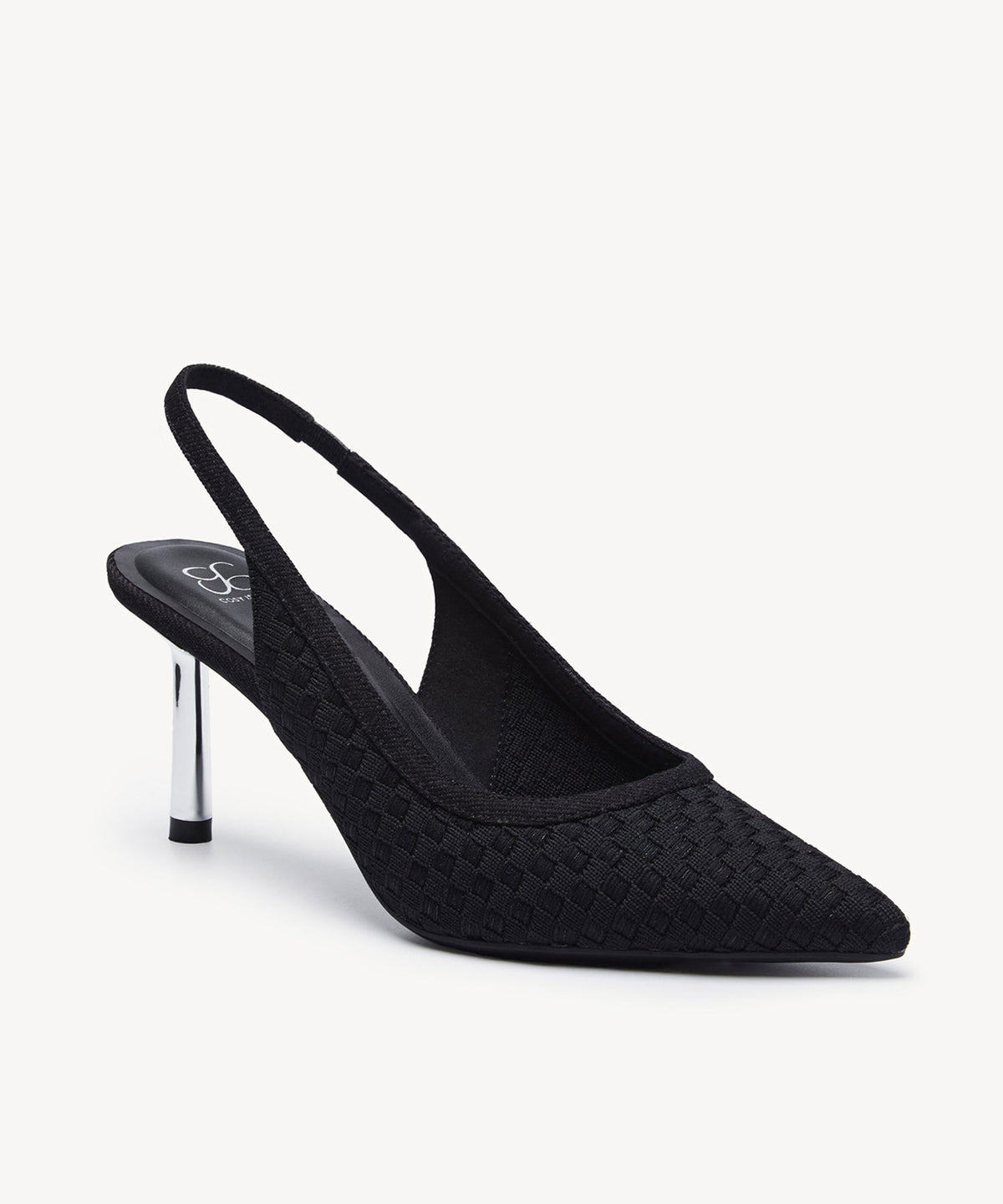 GraceWeave Pointed Toe Stiletto Heeled Slingback