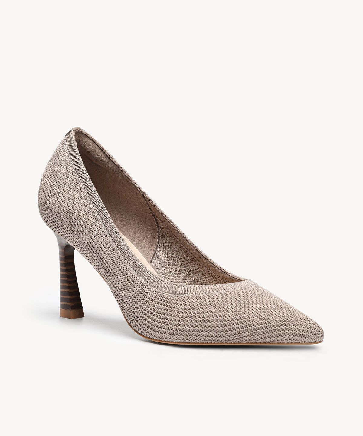 SerenKnit Pointed Toe Stiletto Heeled Pump