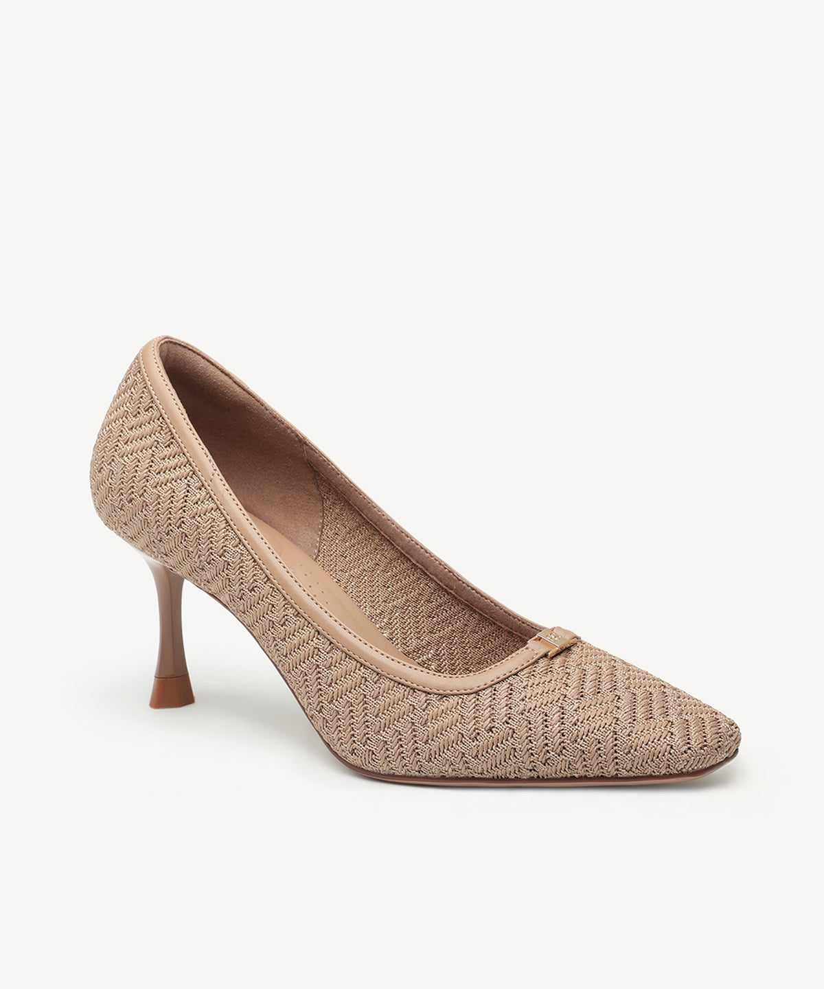 CloudFit Square Toe Heeled Pump
