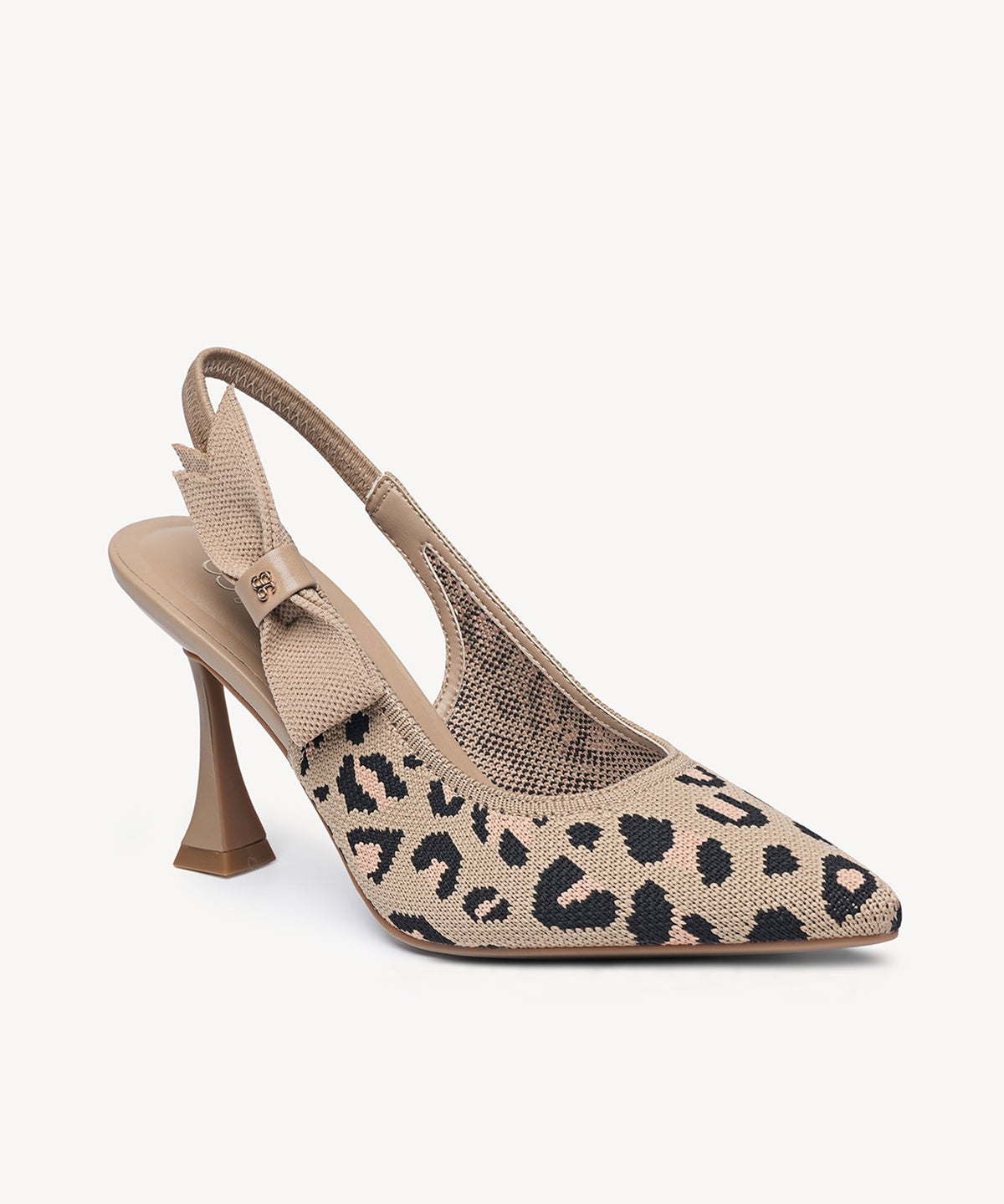 EverLush Bowknot Pointed Toe Heeled Slingback