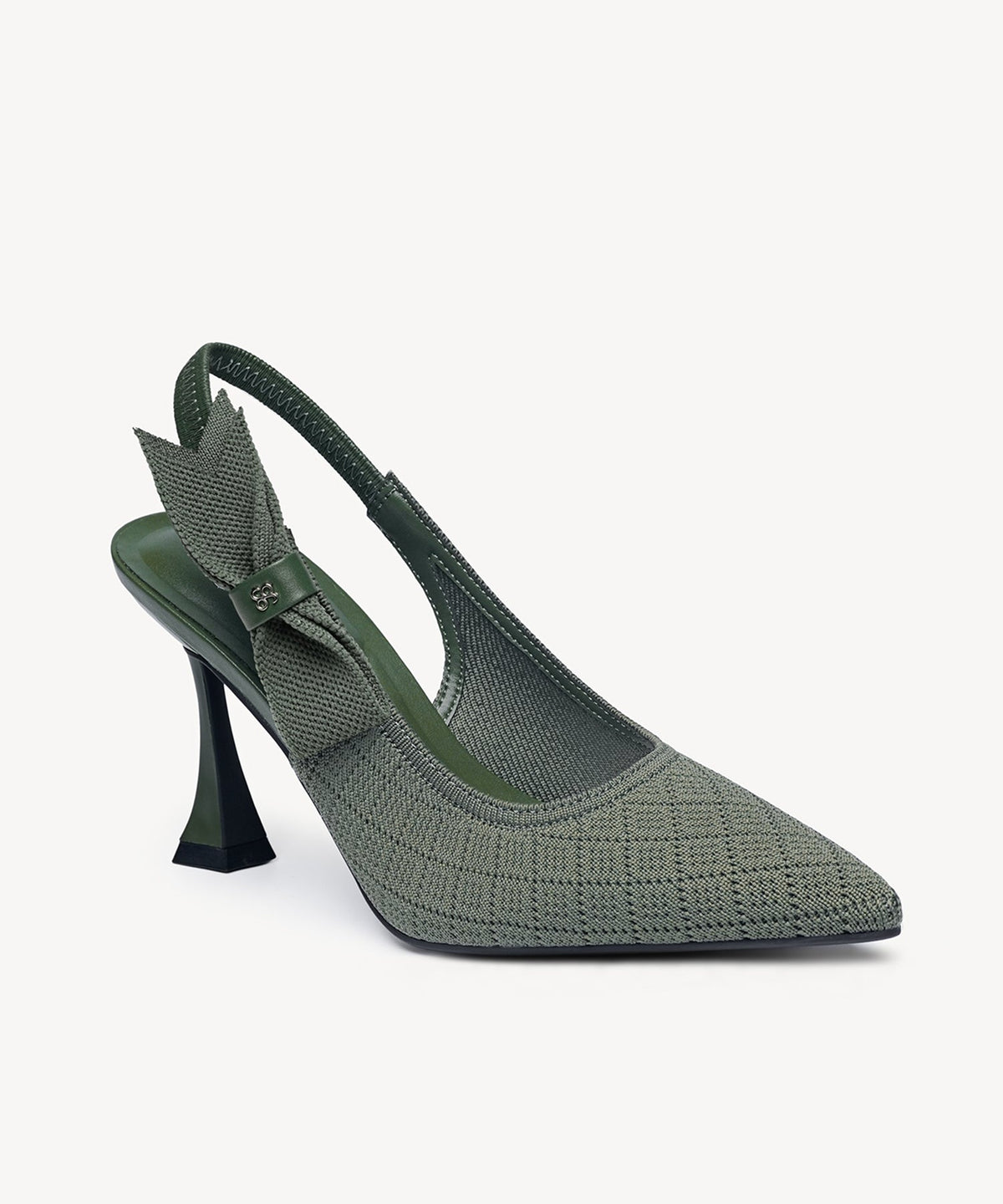 EverLush Bowknot Pointed Toe Heeled Slingback