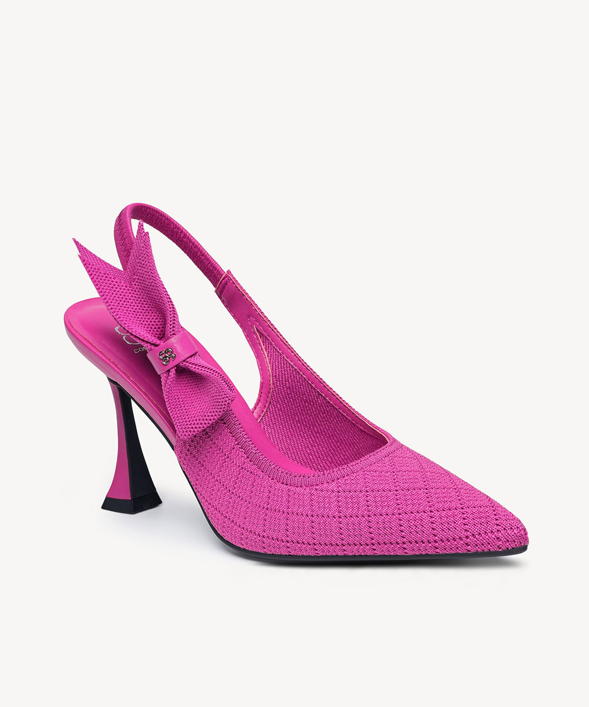 EverLush Bowknot Pointed Toe Heeled Slingback