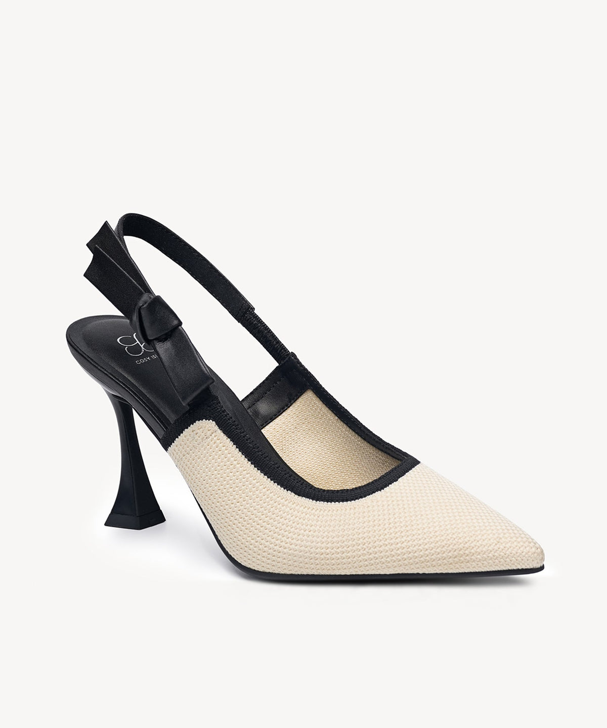 EverLush Bowknot Pointed Toe Heeled Slingback