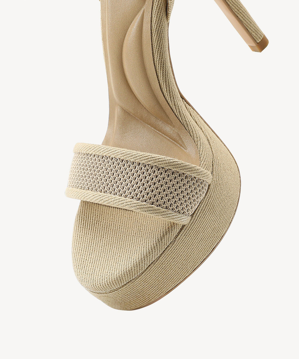 DenimLoft Strapped Platform Heeled Sandal