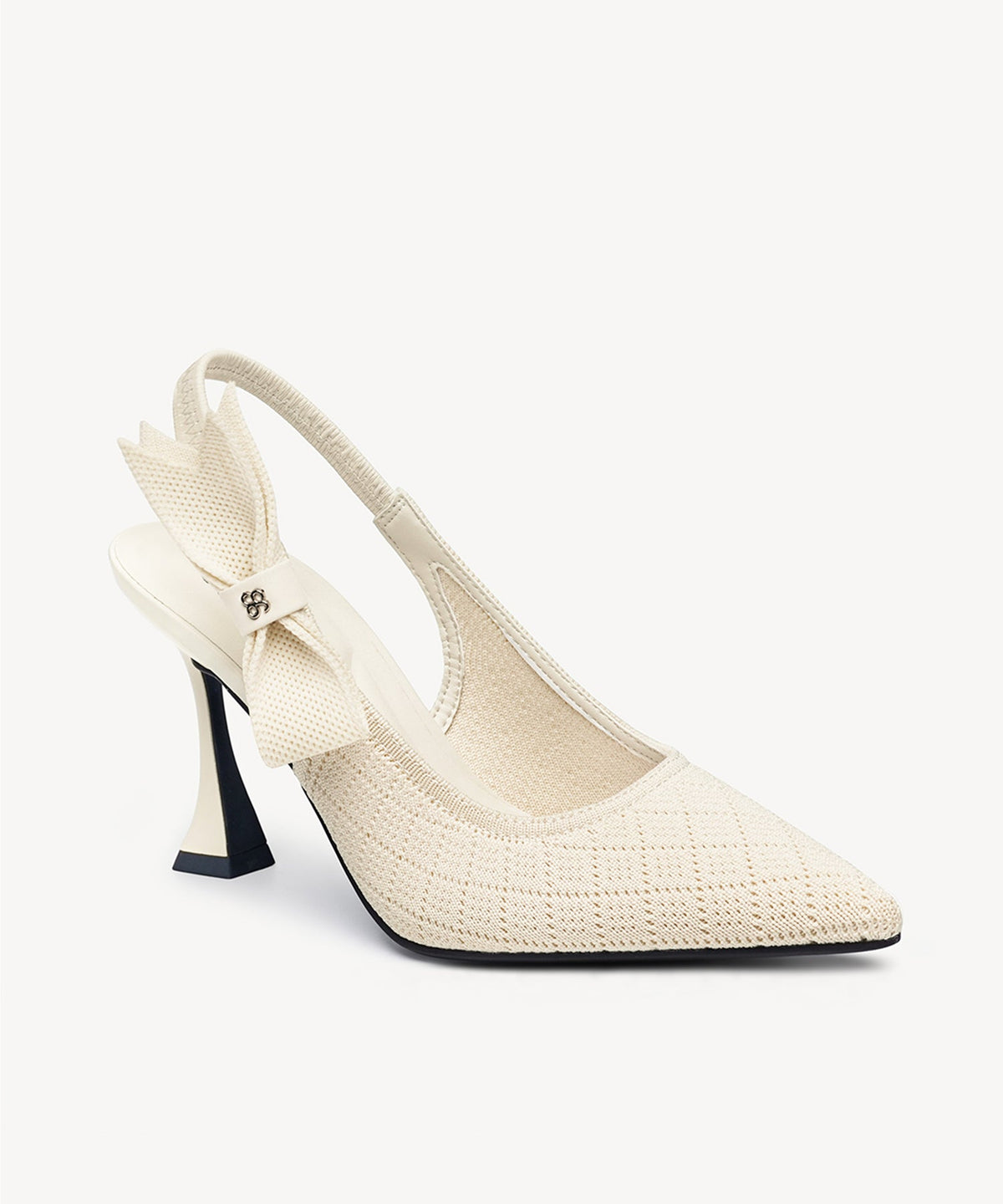 EverLush Bowknot Pointed Toe Heeled Slingback