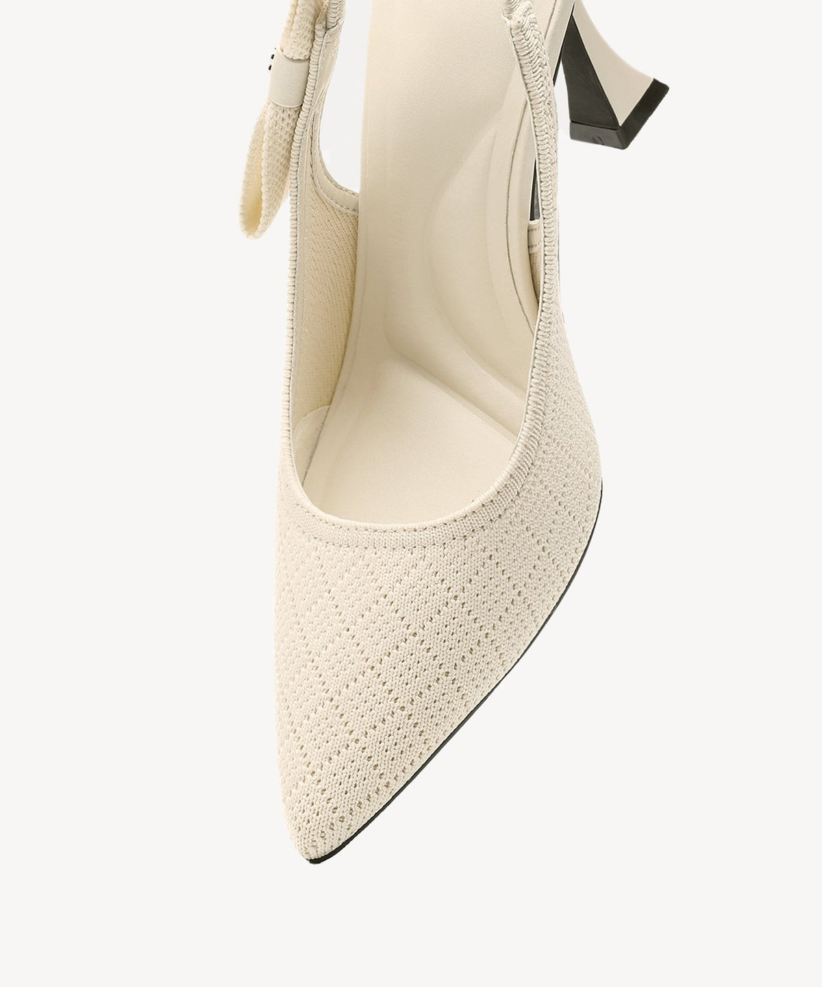 EverLush Bowknot Pointed Toe Heeled Slingback