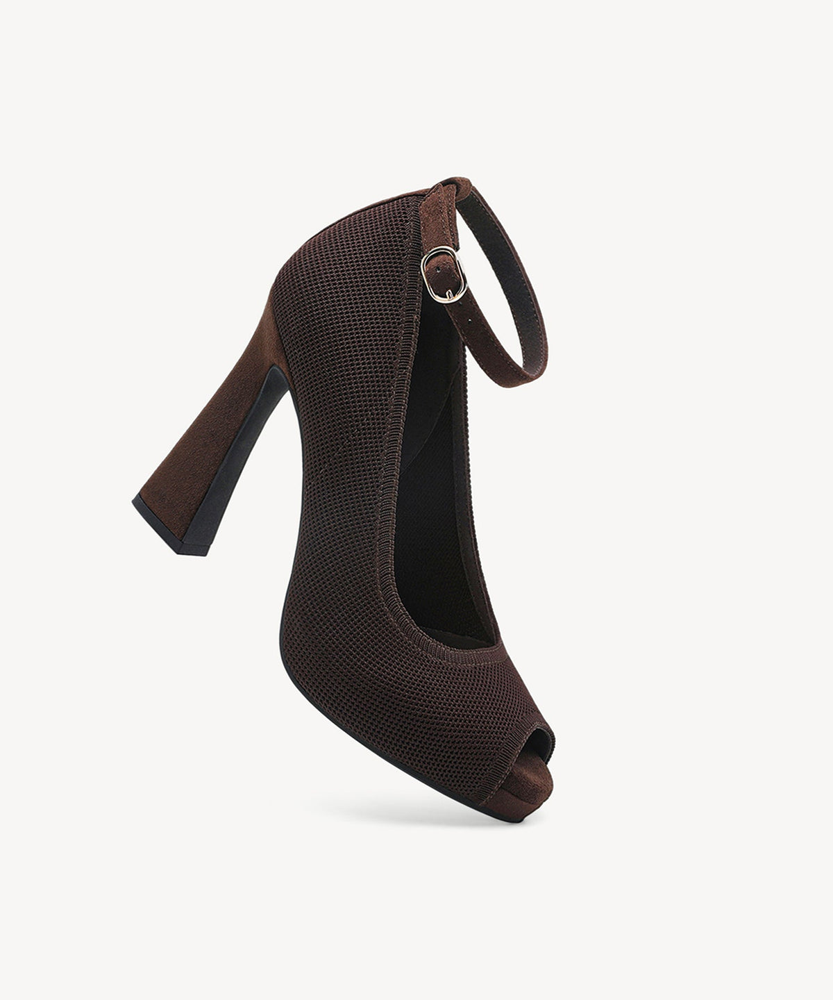 PowerWalk Peep-toe Heeled Pump
