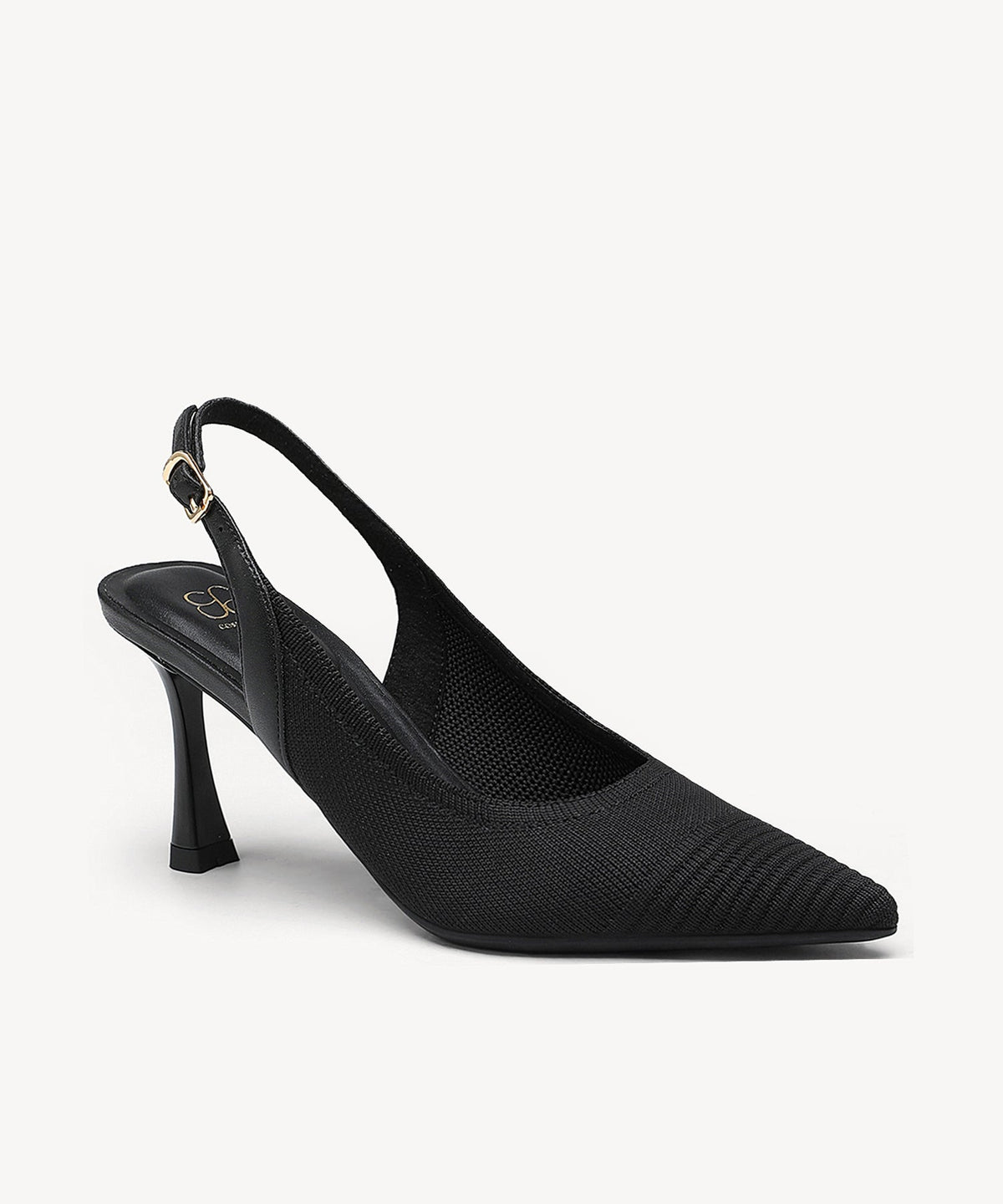 Elegant Ligne Pointed Toe Heeled Slingback