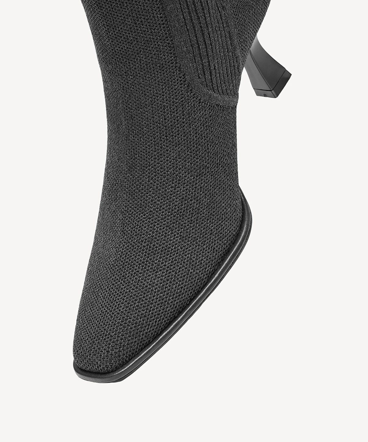 Elegliss Square Toe Sock Ankle Boot