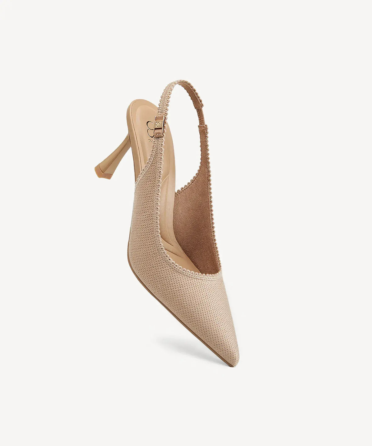 EmbroDance Elegant Stiletto Heeled Slingback