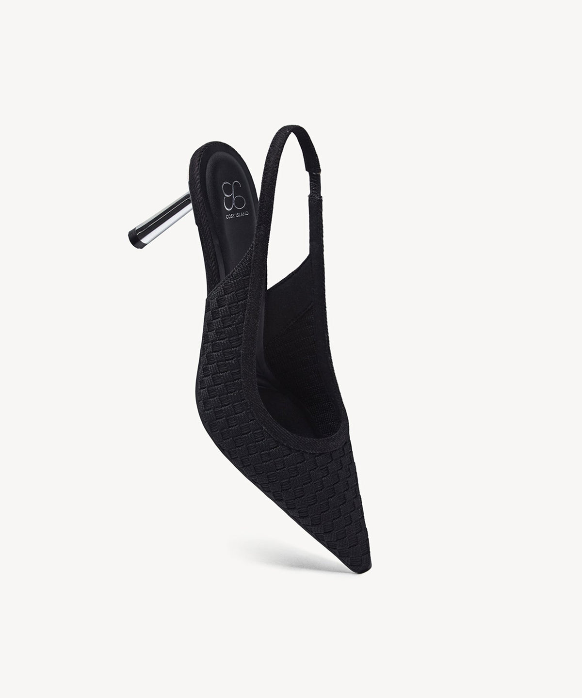 GraceWeave Pointed Toe Stiletto Heeled Slingback