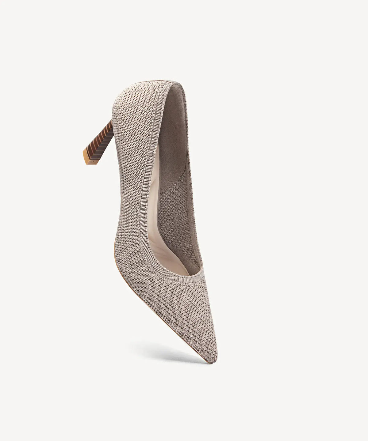 SerenKnit Pointed Toe Stiletto Heeled Pump