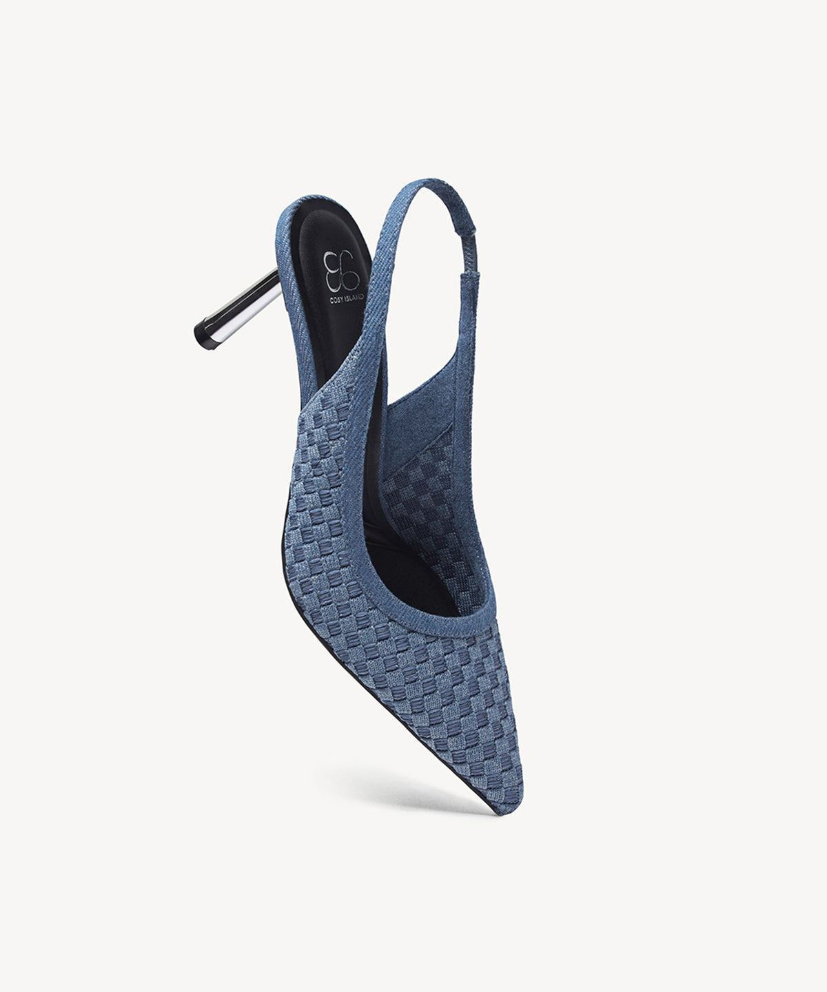 GraceWeave Pointed Toe Stiletto Heeled Slingback