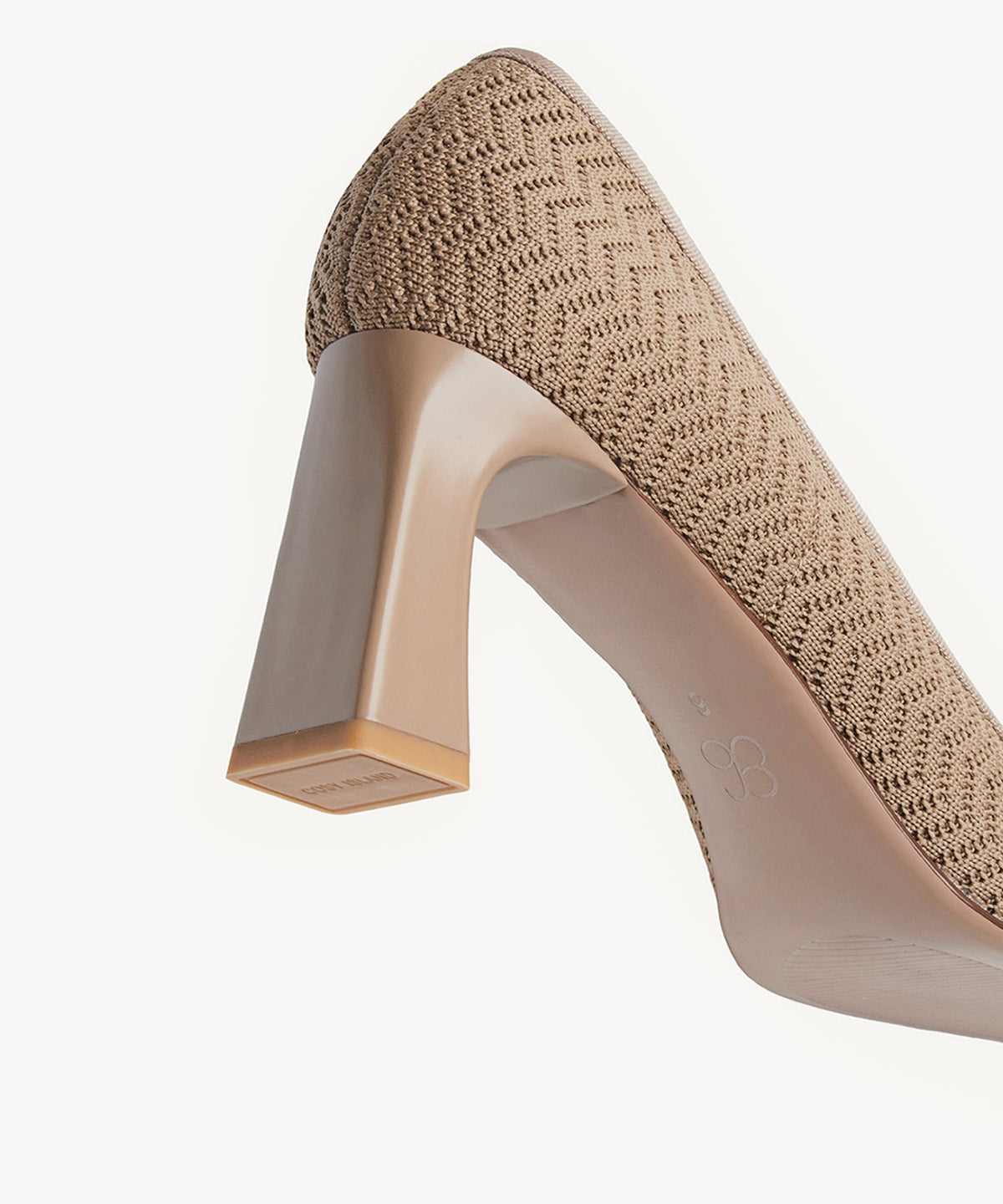 Signature Buckle Square Toe Heeled Pump