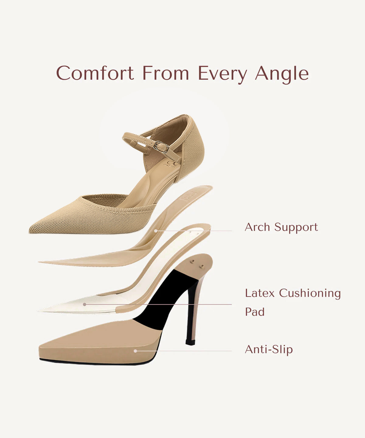 Spotlight Strapped Stiletto Pump