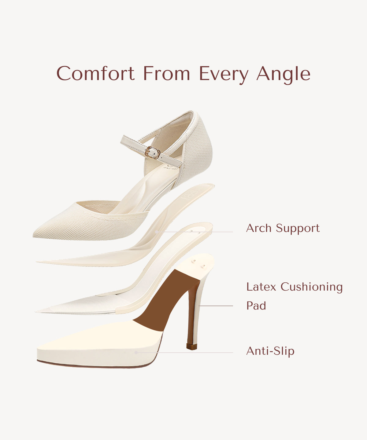 Spotlight Strapped Stiletto Pump