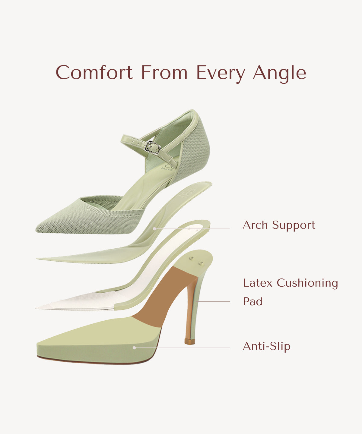Spotlight Strapped Stiletto Pump