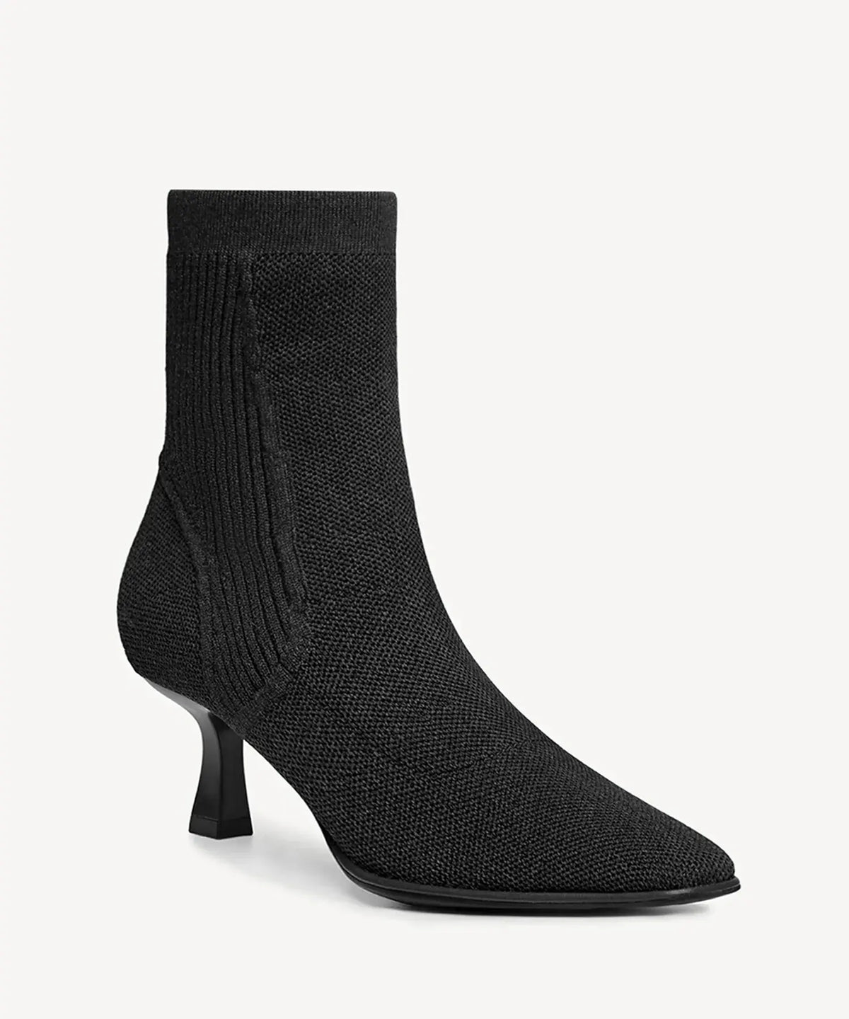 Elegliss Square Toe Sock Ankle Boot