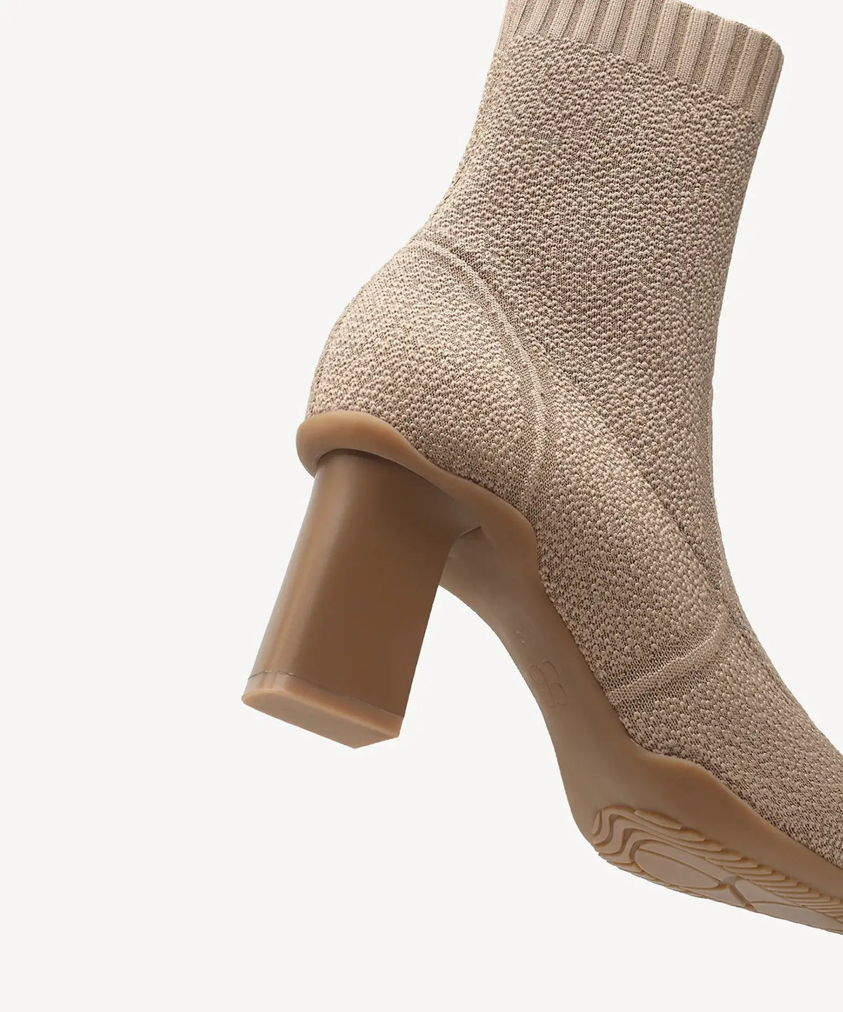 BelleVoyage Block Pointed Toe Sock Ankle Boot
