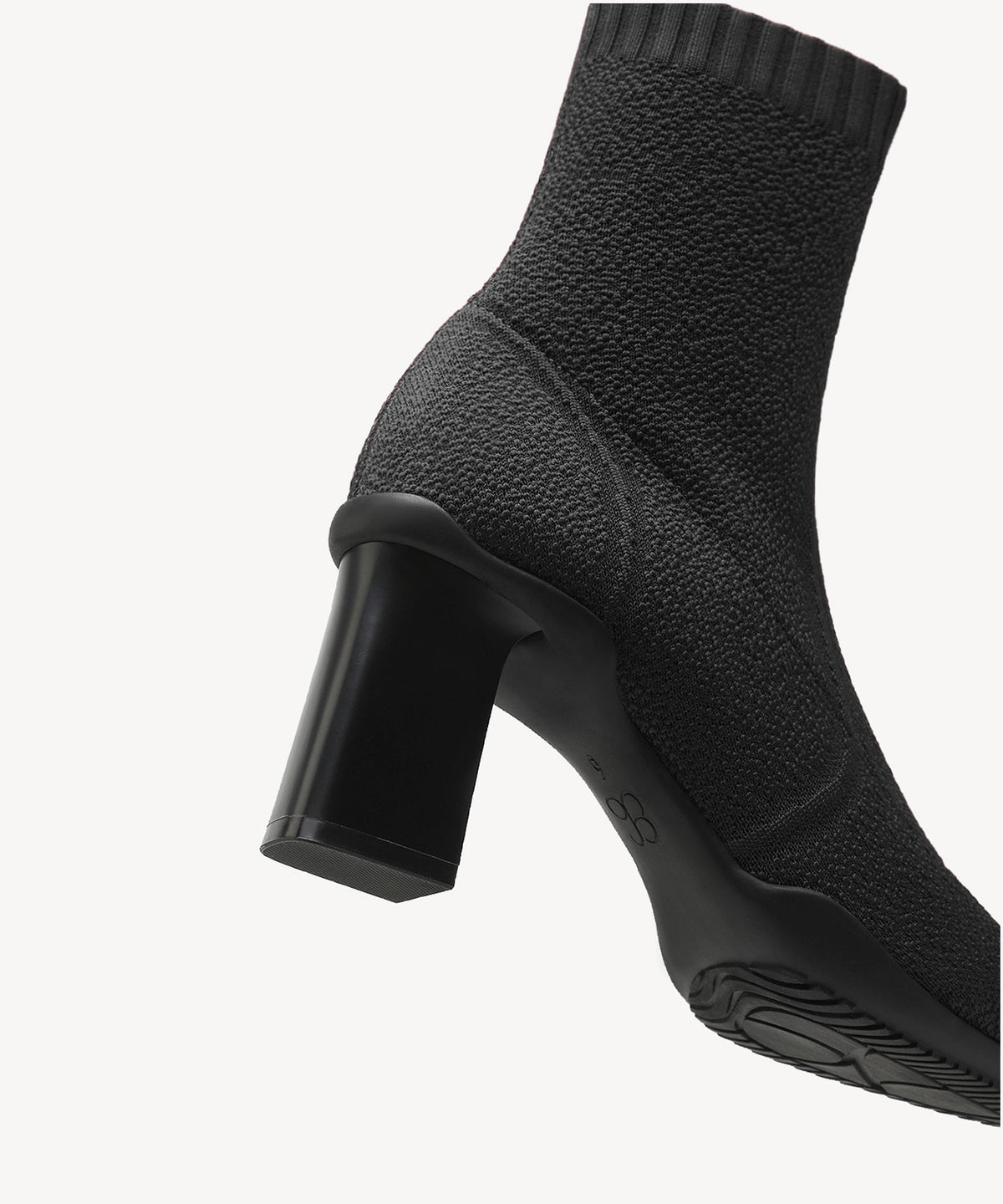 BelleVoyage Block Pointed Toe Sock Ankle Boot