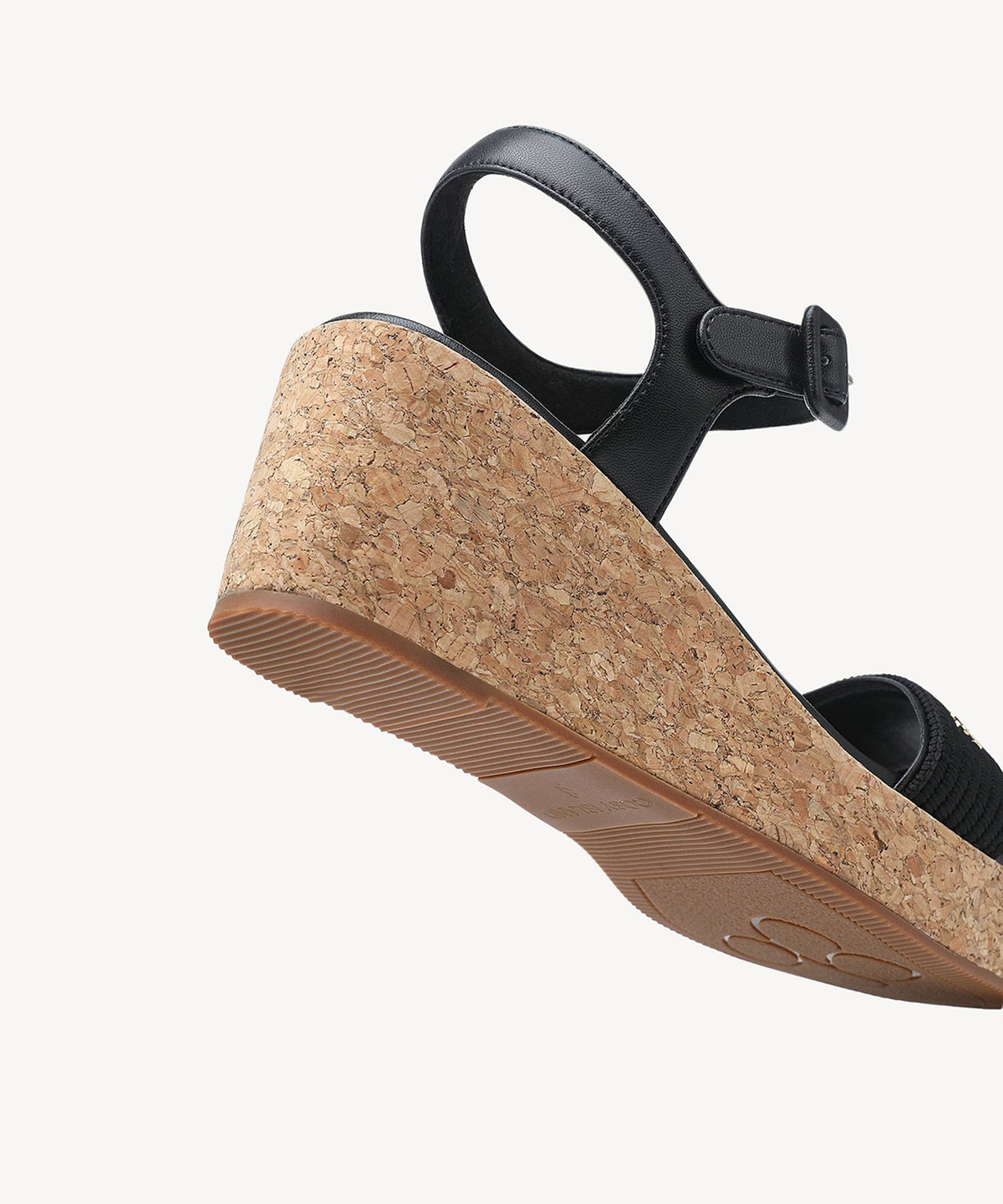 TerraLoft Square Toe Wedge Sandal