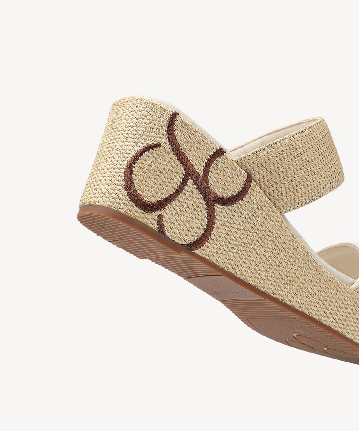 CrestWedge Double Strap Espadrilles Sandal
